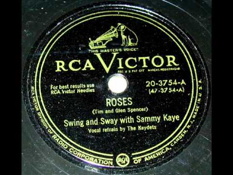 Roses by Sammy Kaye on 1950 RCA Victor 78.