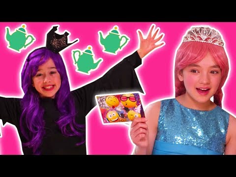 PRINCESS TEA PARTY PRANK 🍰 Malice Takes Olivia's Wand! - Princesses In Real Life | Kiddyzuzaa