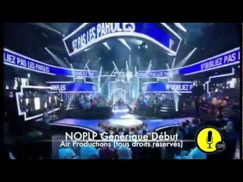 N'OUBLIEZ PAS LES PAROLES - Générique début - 2012 (Version Studio)