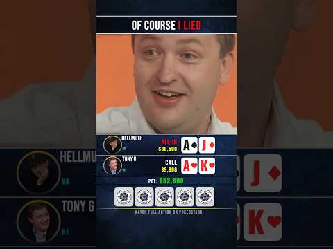 Phil Plays a Villain… Tony G Lives It #poker