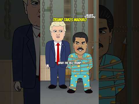 Trump se lleva al presidente de Venezuela, Nicolás Maduro 😂
