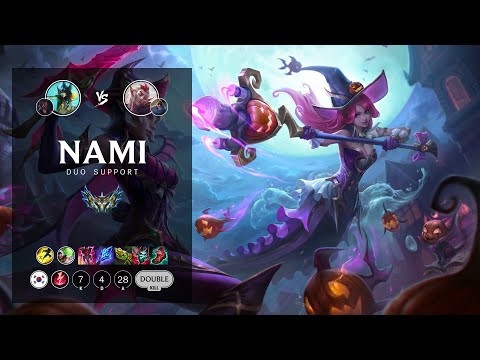 Nami Support vs Rakan - KR Challenger Patch 12.15