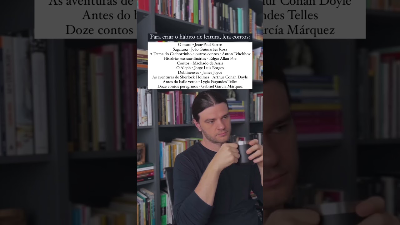 Para criar o hábito de leitura, leia contos