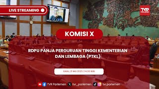 KOMISI X DPR RI RAPAT PANJA PERGURUAN TINGGI KEMENTERIAN DAN LEMBAGA (PTKL)