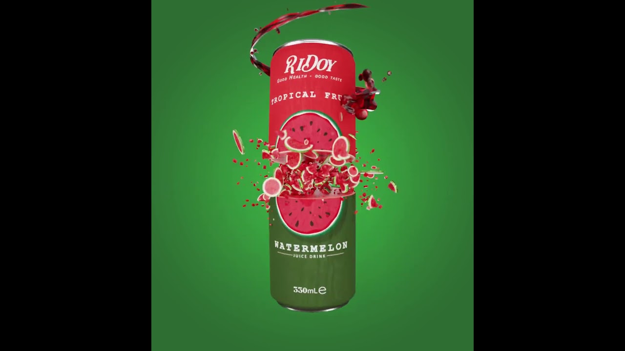 Blender Drink Commercial 3D - CGİ Animation