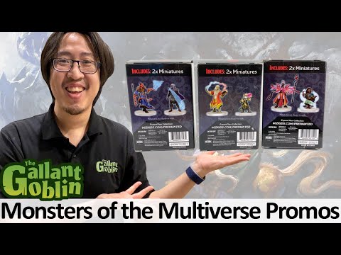 Monsters of the Multiverse Promo Boxes - WizKids D&D Icons of the Realms Prepainted Minis