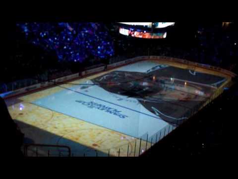 Sharks vs. Red Wings WCSF Game 5 Intro Part 1/2 - 5/8/10