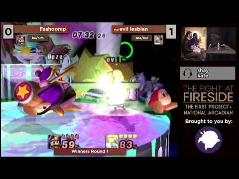 The Fight at Fireside Top 32 - Fashoomp (Dedede) vs evil lesbian (Zelda/Sheik)