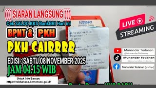 Download lagu 🔴[LIVE] •PKH CAIR •CEK SALDO KKS BPNT PKH HARI INI EDISI SABTU 08 NOVEMBER 2025 JAM 04.15 WIB mp3