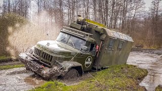 DEADLY OFFROAD. PSYCHOLOGISTS in NIVAs bet that ZIL 131 WON'T GO!