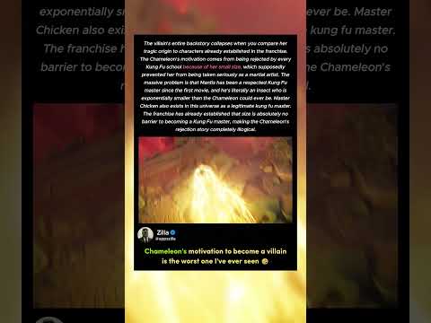 The Chameleon's backstory is the worst one I've ever seen | Kung Fu Panda 4 (2025)