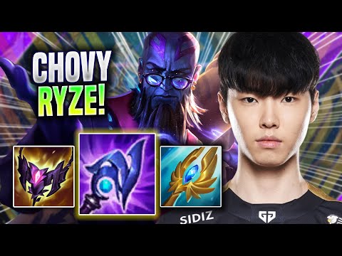 CHOVY DESTROYING WITH RYZE! - GEN Chovy Plays Ryze MID vs Azir! | Season 2022