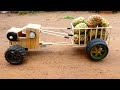DIY Wooden Tractor At Home How To Make Ploughing Tractor DC Motor Power