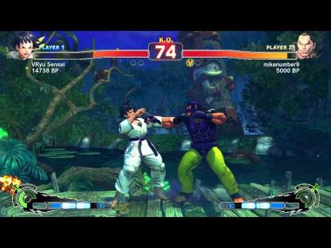 SSF4 Ranked Europe: VRyu Sensei (Makoto) VS mikenumber9 (Dan)