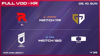 KT vs GEN - DNF vs DK | 2025 LCK