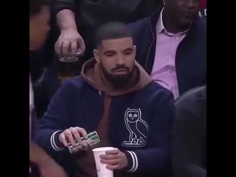 Drake Meme/GIF at Raptors & Hornets game