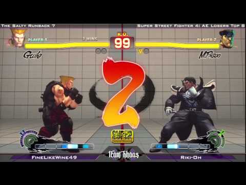 The Salty Runback 7 SSF4AE - FineLikeWine49 vs Riki-Oh - Losers Top 8