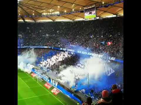 HSV ultras with legal pyro against Karlsruhe SC 08/02/2020
