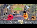 Sesame Street Classic ELMO SCARES THE PIGEONS WITH BERT A KD Productions Puppet Show