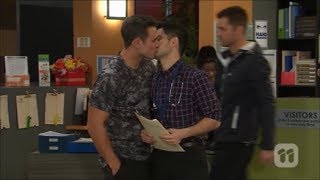 David and Aaron kiss scene ep 7705