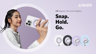 Anker 610 Magnetic Phone Grip (MagGo) Interstellar Gray