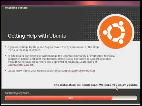 comment installer ubuntu 10.04 lts