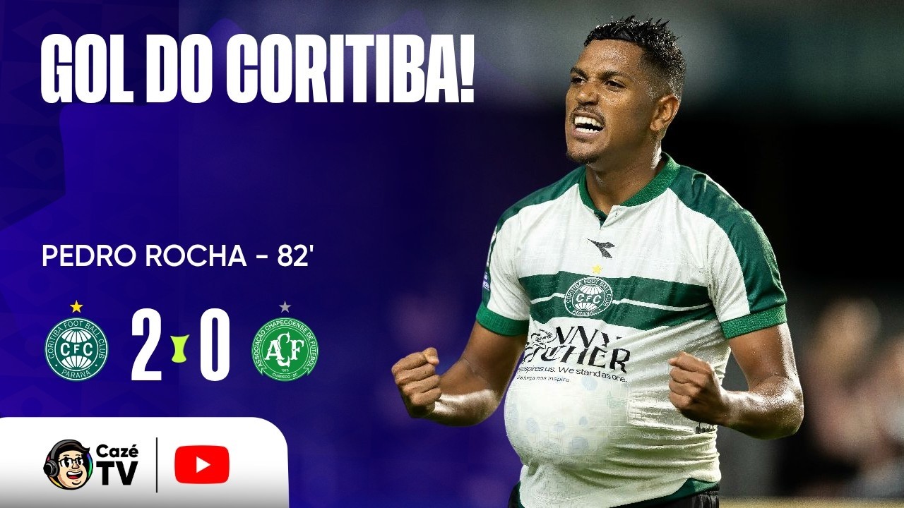 GOL DO CORITIBA! PEDRO ROCHA AMPLIA O PLACAR CONTRA A CHAPECOENSE