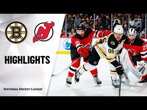 NHL Highlights | Bruins @ Devils 11/19/19