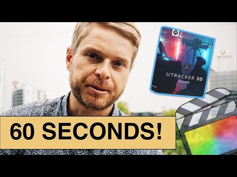 Motion VFX mTracker 3D in 60 Seconds! (FInal Cut Pro Tutorial)