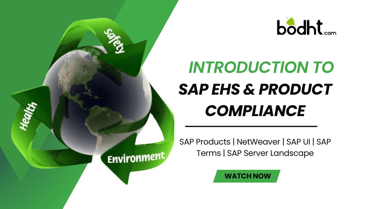 Introduction to SAP EHS & Product Compliance | bodht.com