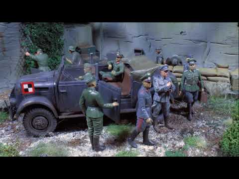 Historic WW2 diorama in 1/35 scale 