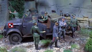Historic WW2 diorama in 1/35 scale 