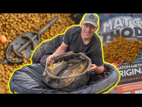 SHORT RANGE METHOD FEEDER | Fishing the method on the pole line!