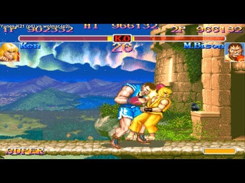Super Street Fighter 2 Turbo - Yunes-K21 (Germany) vs wolmar (France)  ストリートファイター
