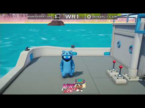 WorstLetter & amz vs Sheefu & Caipi - Gang Beasts Winners Quarters - Shadow World MINI