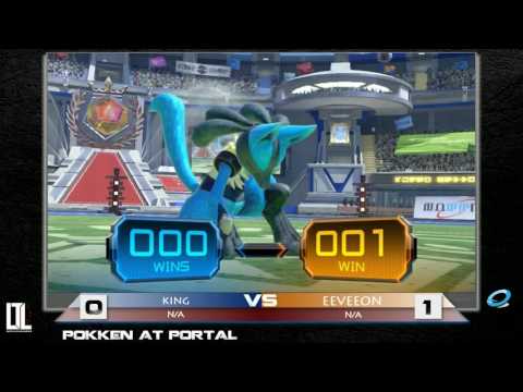 King vs Eeveeon - Pokken at Portal 8/9/16