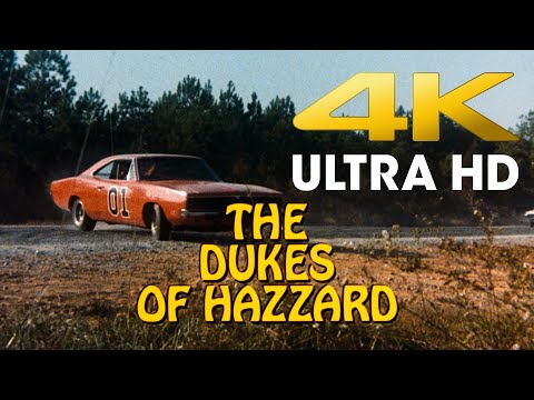 The Dukes of Hazzard TV theme song Waylon Jennings 4K AI remaster