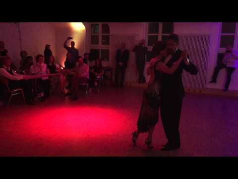  Roberto Zuccarino  and  Magdalena Valdez  are  dancing  to  a  tango