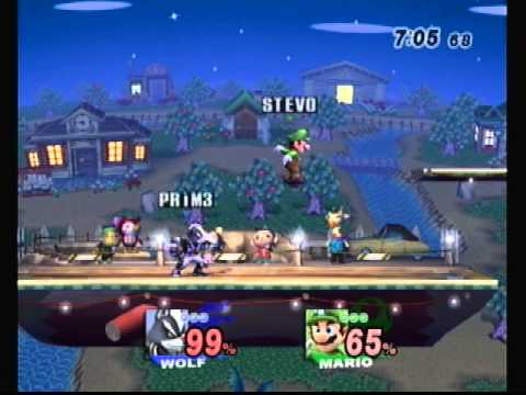 SSBB Stevo(Mario) vs PRiM3(Wolf)