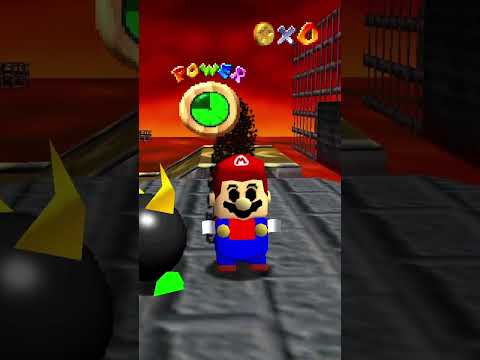 Lots of Marios Falling in LAVA🔥- Super Mario 64 #shorts #babymario #mario #nintendo #supermario