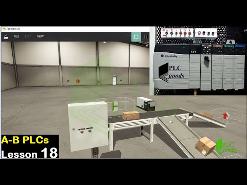 RSLogix5000 Bit Logic Tutorial ⚡PLC Box Sorting in Factory I/O  | Lesson 18