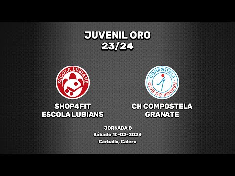🎥​ SHOP4fit Escola Lubiáns - CH Compostela Granate [Juvenil Oro | J8]