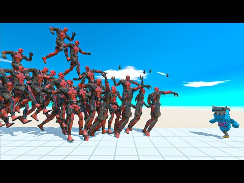 Who Defeats Deadpool Army ? - Animal Revolt Battle Simulator