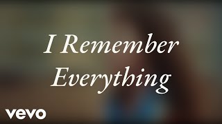 Zach Bryan - I Remember Everything (feat. Kacey Musgraves) Lyrics