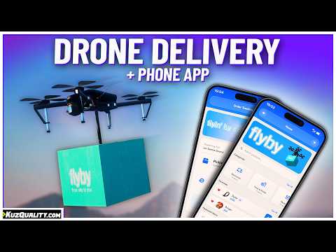 Drone Deliveries + Phone App
