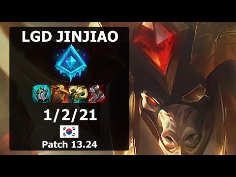 LGD Jinjiao Alistar SUPPORT vs Senna| Patch 13.24 KR Challenger