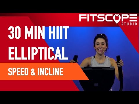 30 Min HIIT Elliptical Workout 🔥 Speed & Resistance intervals with Brinn