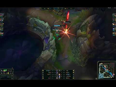 [full game] (7/1/0) Akali vs Lux--Enemy team ff15