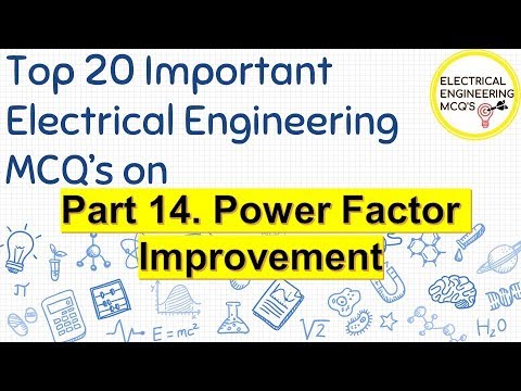 Top 20 Important Electrical MCQ | BMC Sub Engineer | Part. 14 Power Factor Improvement Video