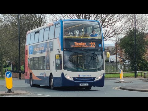 Stagecoach Busways: Dennis E40H ADL Enviro400H 12078/NK11 DJD on the 22
